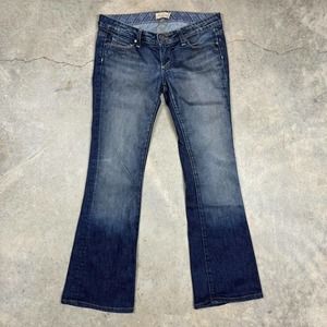 PAIGE Womens Maternity Jeans Size 27 Westbourne Adjustable Waist Flared Bootcut